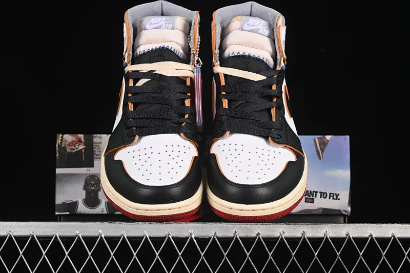 All categories Air Jordan Jordan series basketball shoes Air Jordan 1 High foreign trade version Union x Air Jordan 1 Retro High PK NRG AJ1 Joe 1 Black Friday BV1300-106